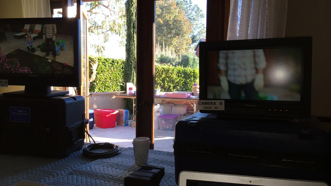 Behind the scenes of Gardenières video production