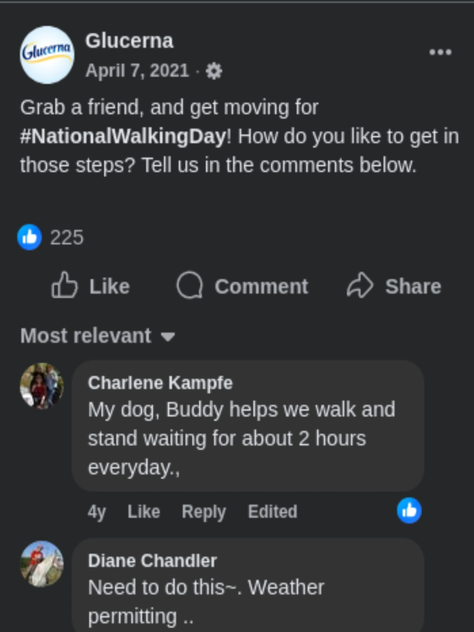 Glucerna test 03 example